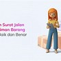 Bahasa Inggrisnya Surat Jalan Barang